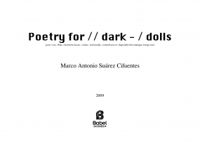 Poetry for // dark - / dolls image
